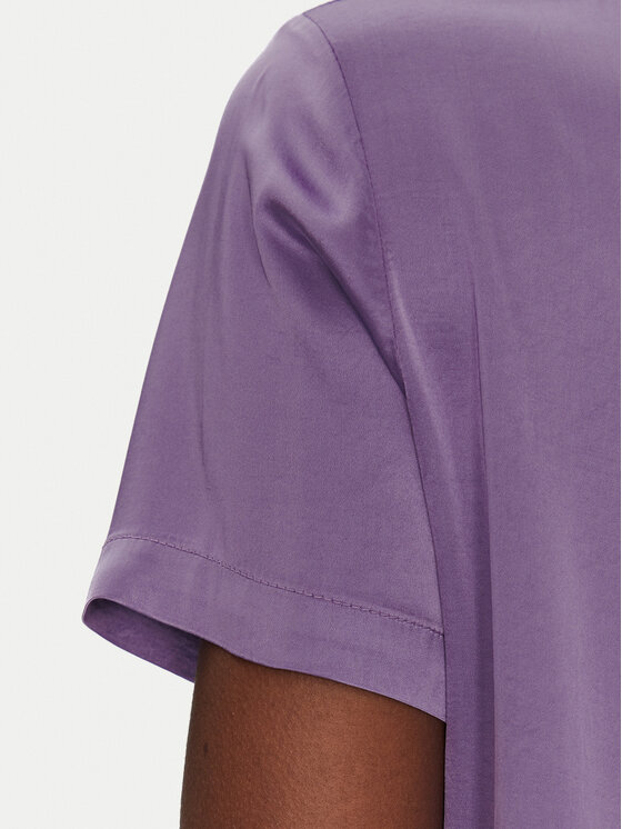 ViCOLO ViCOLO Majica TD0007 Ljubičasta Relaxed Fit