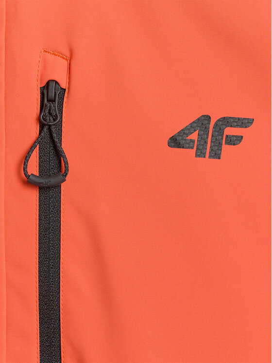 4F 4F Kurtka wielofunkcyjna HALNY Czerwony Regular Fit