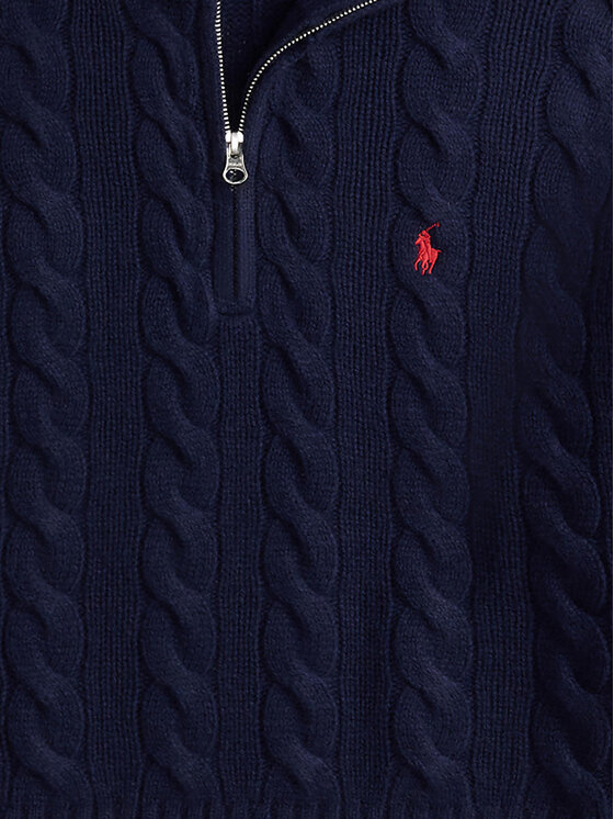 Polo Ralph Lauren Polo Ralph Lauren Svetr 211972130004 Tmavomodrá Relaxed Fit