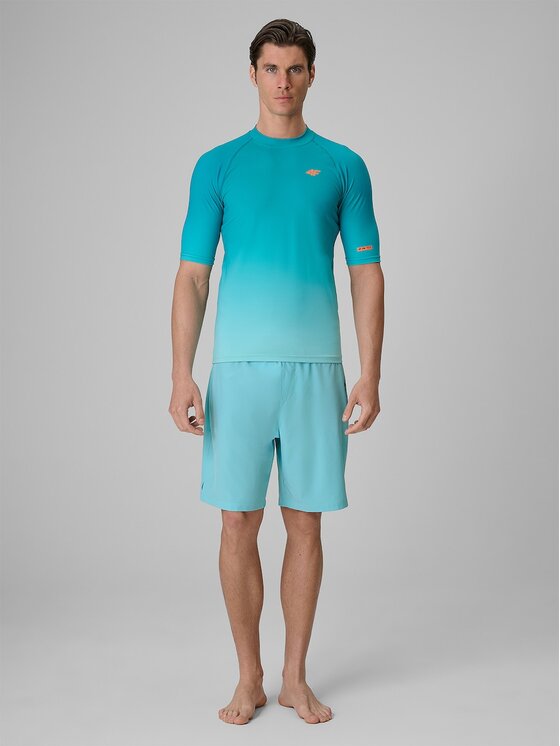 4F 4F Koszulka do pływania 4FRSS26TFWSM002-48S Niebieski