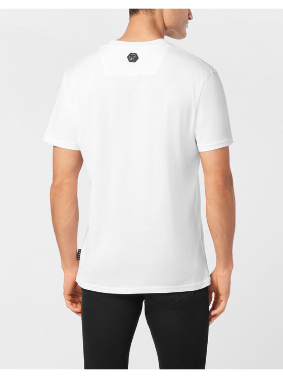 PHILIPP PLEIN PHILIPP PLEIN T-Shirt 24673 Biały Regular Fit