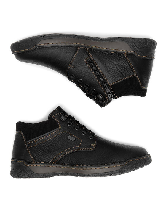Rieker Rieker Schnürschuhe B0309-00 Schwarz