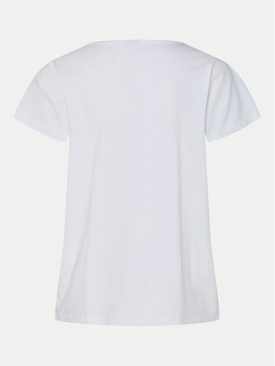 Pieces Pieces T-Shirt Silly 17156926 Biały Regular Fit