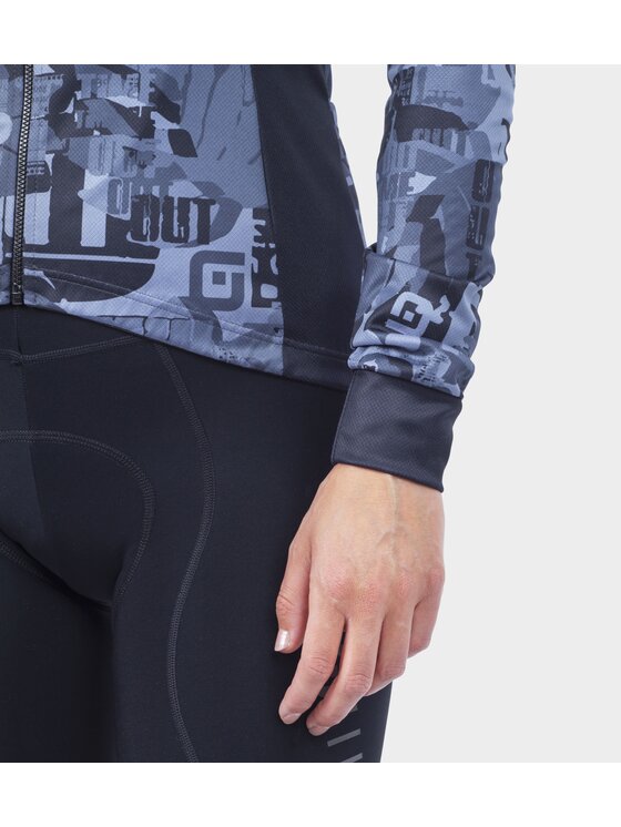 Alé Cycling Alé Cycling Bluza Solid Break Czarny Fitted Fit