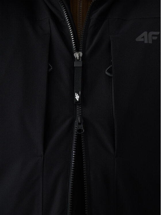 4F 4F Kurtka przejściowa URBAN COMMUTER Czarny Regular Fit