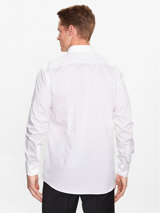 Camicia 50484505 Bianco Slim Fit