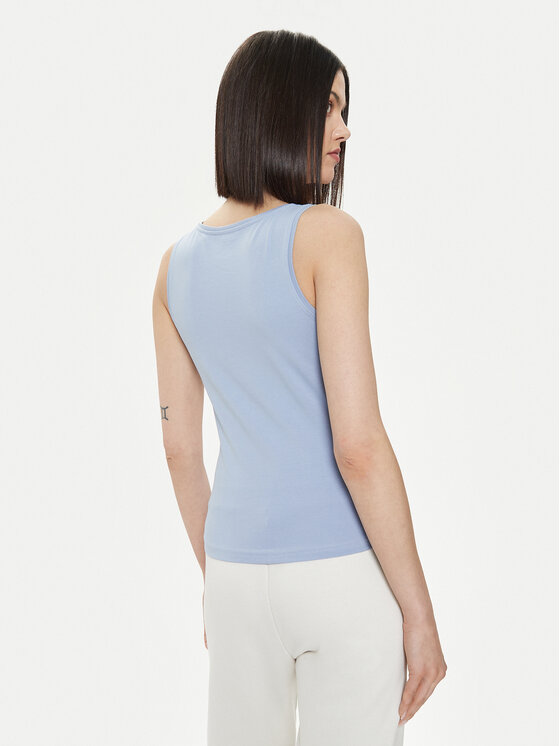 4F 4F Top 4FWSS24TSLEF041 Albastru celest Slim Fit