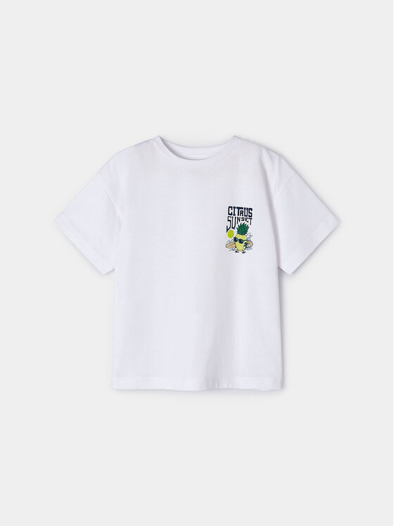 Mayoral Mayoral T-särk 3023 Valge Regular Fit