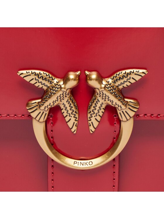 PINKO Pinko Borsetta Love One Top Handle Mini Light 100071 A1EN Rosso
