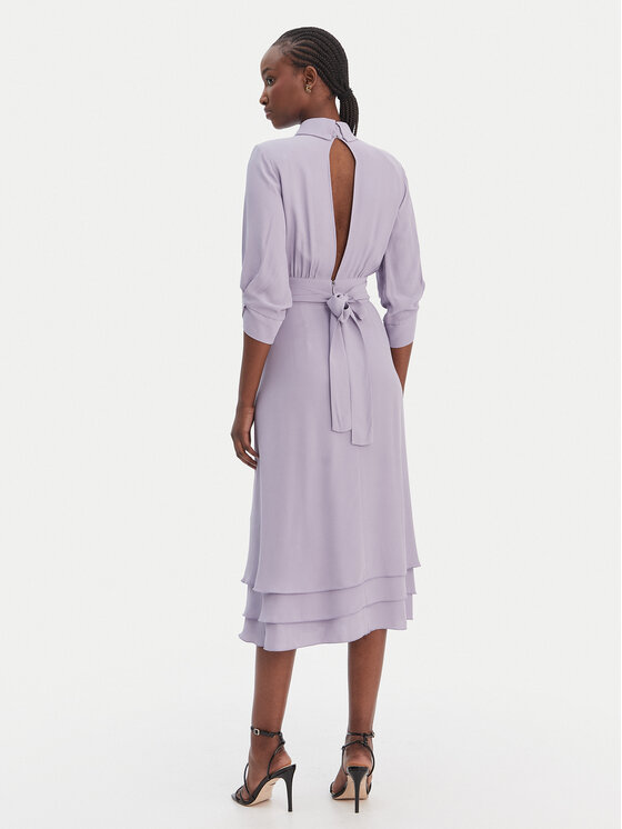 Elisabetta Franchi Elisabetta Franchi Rochie cocktail AB-923-61E2 Violet Regular Fit