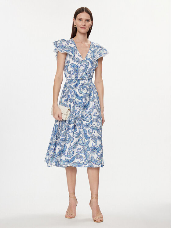 Nissa Nissa Kasdieninė suknelė RZ14825 Mėlyna Regular Fit