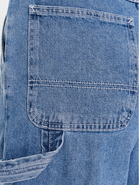 Vans Vans Jeans hlače Ground Work Denim Pant VN000A7J Modra Regular Fit