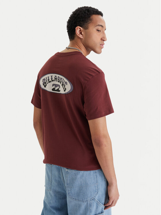 Billabong Billabong Tričko Orbit Arch EBYZT00522 Bordová Regular Fit