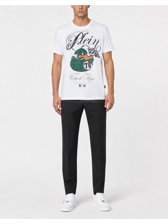 PHILIPP PLEIN PHILIPP PLEIN T-Shirt 31671 Bílá Regular Fit