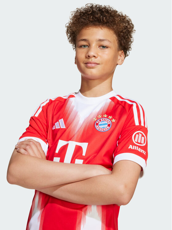 adidas adidas Koszulka techniczna FC Bayern 25/26 Home Jersey Czerwony Regular Fit