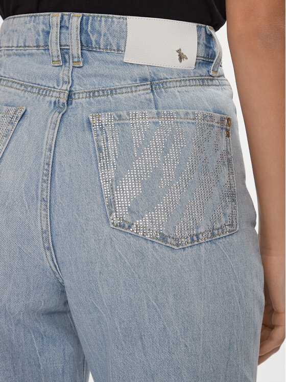 Patrizia Pepe Patrizia Pepe Džinsai 8P0487/D070-CA05 Mėlyna Wide Fit