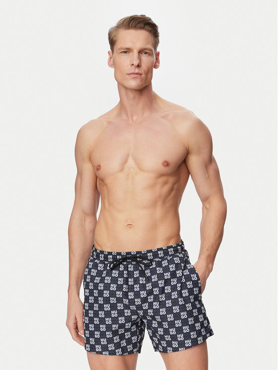 HUGO HUGO Kopalne hlače Aaron 50556792 Mornarsko modra Regular Fit