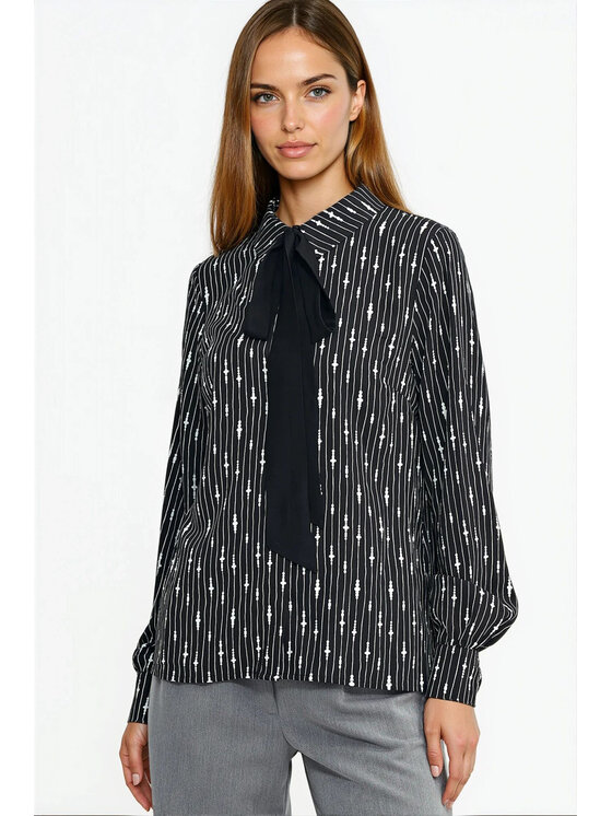 NIFE NIFE Halenka B211 Černá Regular Fit