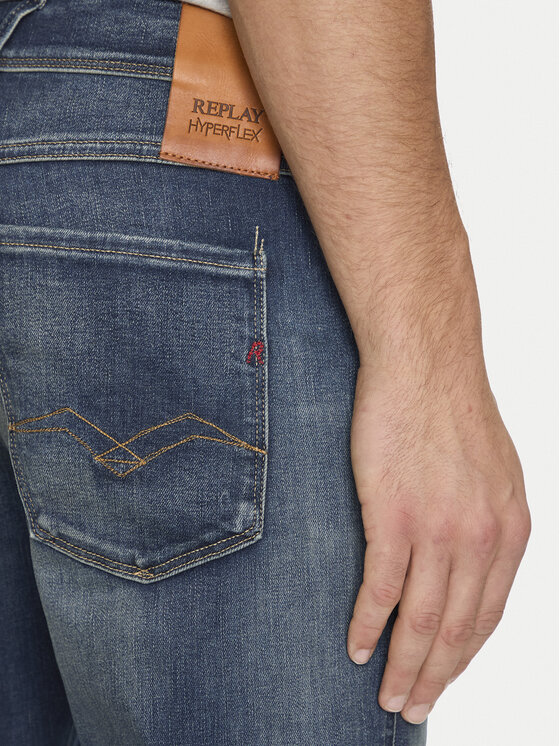REPLAY Replay Дънки M914E .000.661 604 Тъмносин Slim Fit