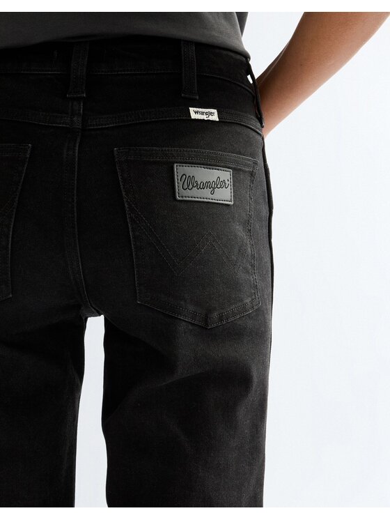Wrangler Wrangler Jeansy STRAIGHT Czarny Straight Leg