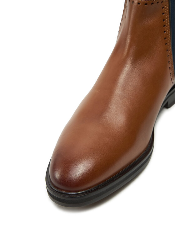 JOOP! JOOP! Kotníková obuv s elastickým prvkem Kleitos 4140004162 Hnědá