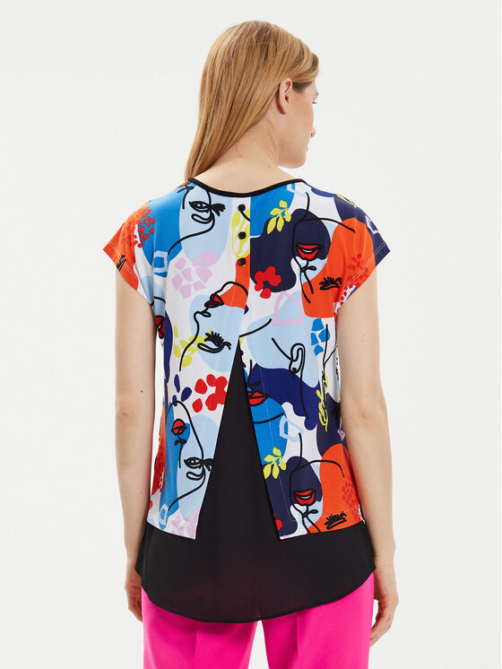 Joseph Ribkoff Joseph Ribkoff T-Shirt 241308 Kolorowy Regular Fit