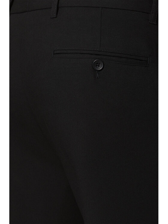 Lancerto Lancerto Spodnie materiałowe Landon Czarny Regular Fit