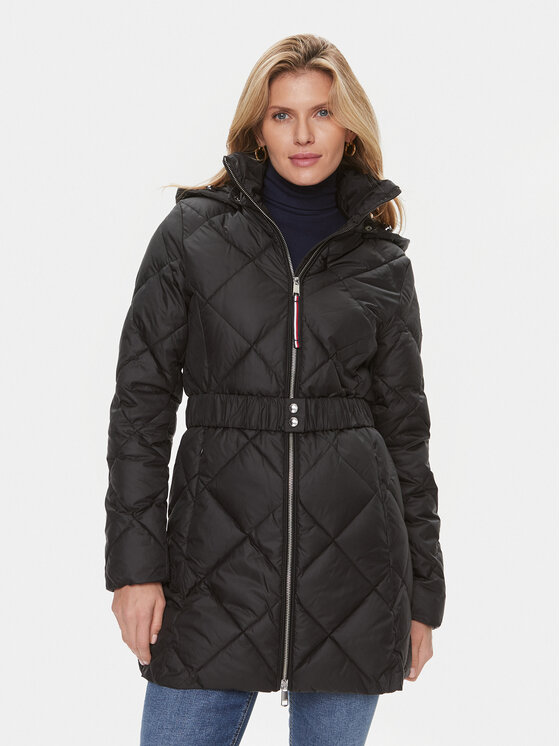 Tommy Hilfiger Tommy Hilfiger Zimní bunda Elevated WW0WW40326 Černá Regular Fit