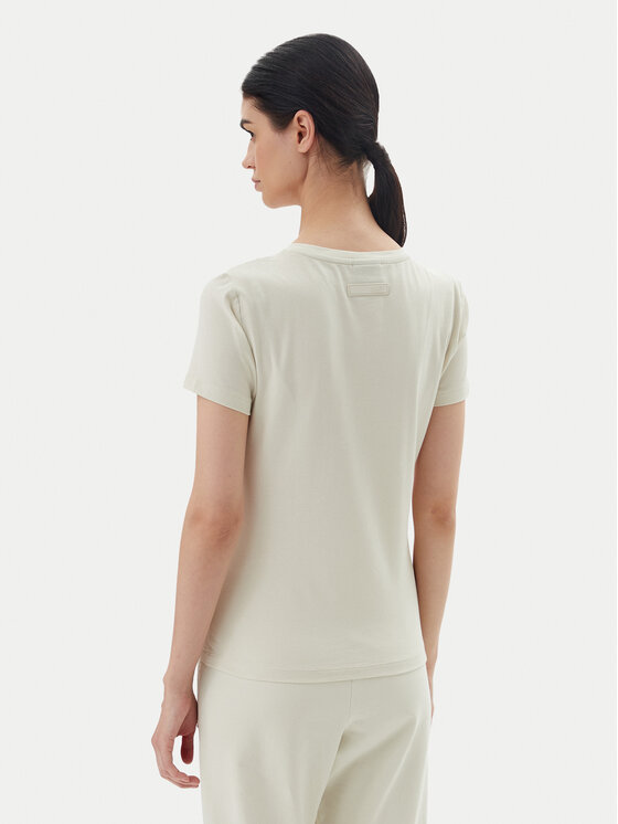 EA7 Emporio Armani EA7 Emporio Armani T-Shirt 7W000133 AF10373 U1112 Béžová Regular Fit