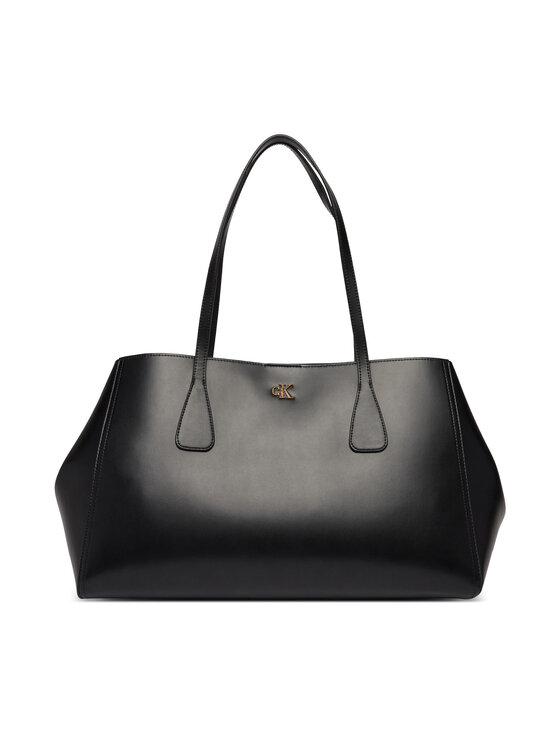Calvin Klein Calvin Klein Táska Ck Snap Large Tote LV04F3502G Fekete