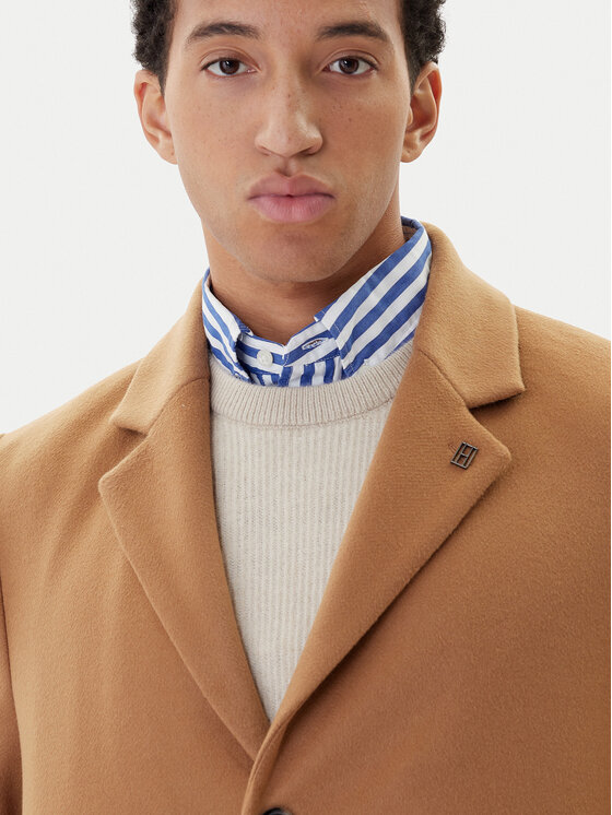 Tommy Hilfiger Tommy Hilfiger Вовняне пальто MW0MW40768 Коричневий Regular Fit