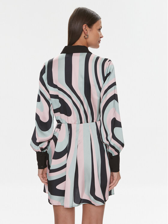 Silvian Heach Silvian Heach Košeľové šaty Mini GPP24333VE Farebná Regular Fit