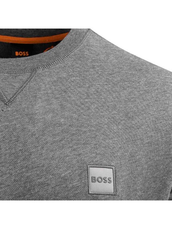 BOSS Boss Bluza 50509323-051_L Szary Regular Fit