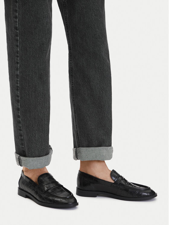 GINO ROSSI GINO ROSSI Loafersy EO-MANU-25550PE Černá