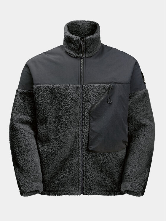 Jack Wolfskin Jack Wolfskin Felpa di pile Maarweg Jkt 1711241 Grigio Regular Fit