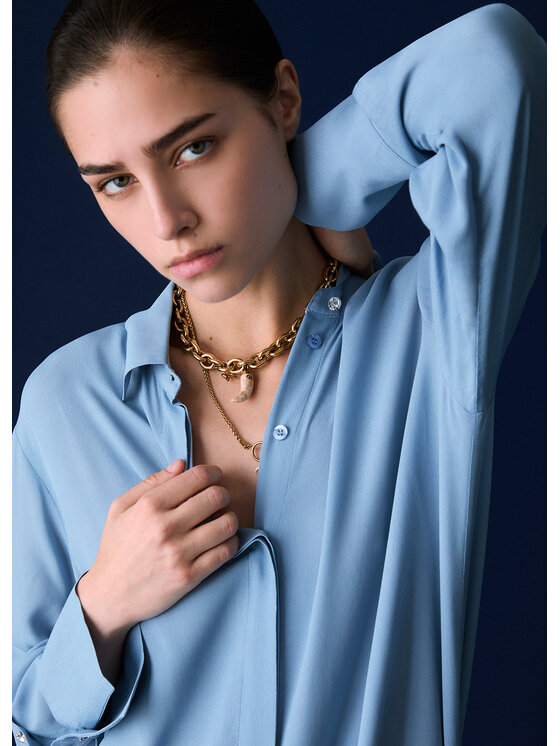 Liu Jo Liu Jo Camicia CF6207T2578X0805 Azzurro chiaro Regular Fit