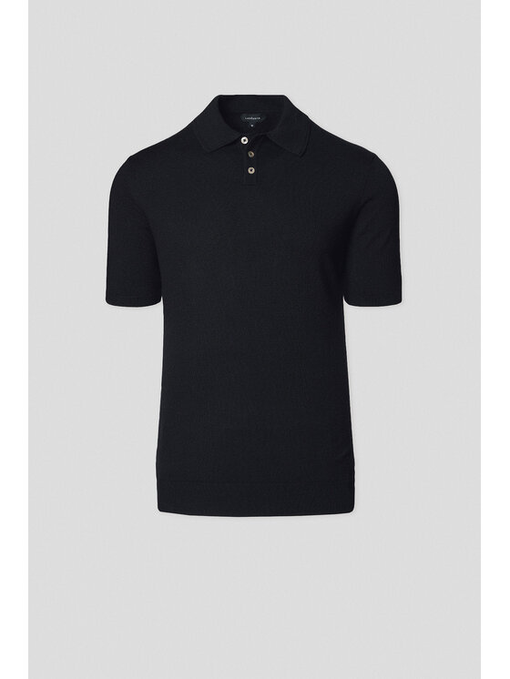 Lancerto Lancerto Polo Nils PO073125000050 Czarny Regular Fit