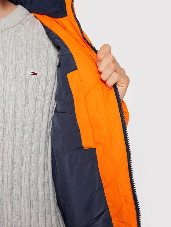 Tommy Jeans Tommy Jeans Kurtka puchowa Essential DM0DM12171 Pomarańczowy Regular Fit