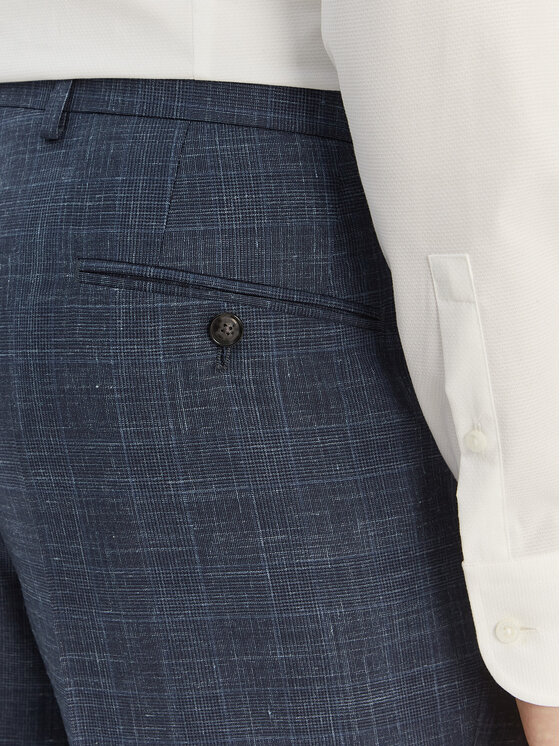 BOSS BOSS Obleka H-Huge 50561829 Mornarsko modra Slim Fit