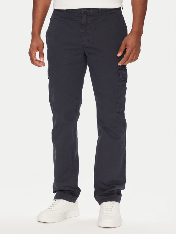 Tommy Hilfiger Tommy Hilfiger Hlače Denton MW0MW39695 Tamnoplava Straight Fit