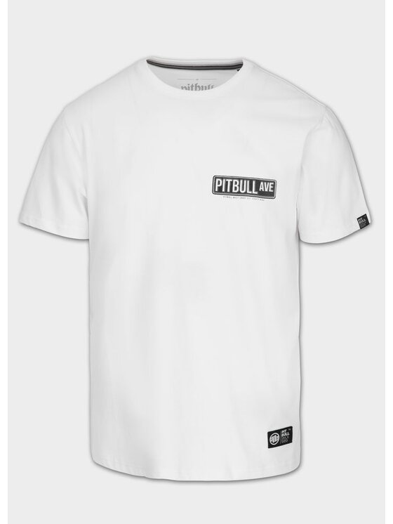PITBULL PITBULL T-Shirt PITBULL AVENUE Biały Regular Fit