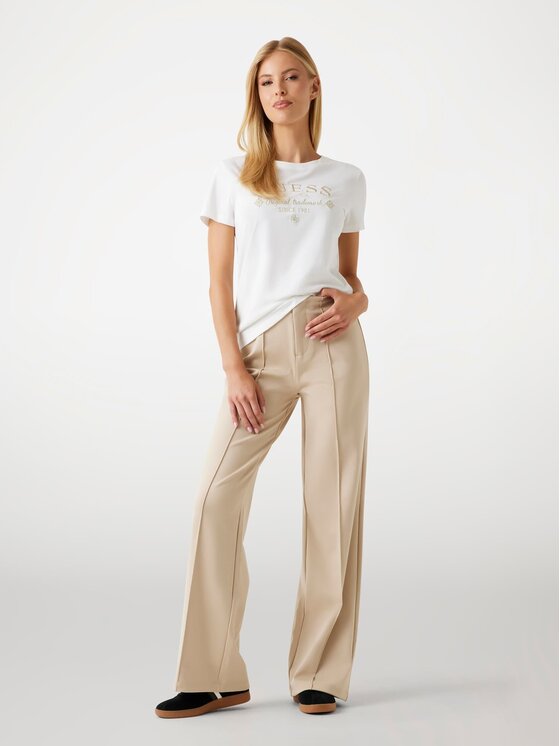 Guess Guess Pantaloni di tessuto 177455 Beige Slim Fit