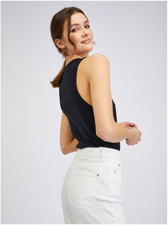 Orsay Orsay Jeansy 314096000000__36 Biały Cropped Fit