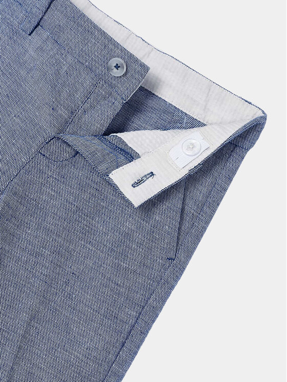 Mayoral Mayoral Hlače iz tkanine 3542 Vijolična Slim Fit