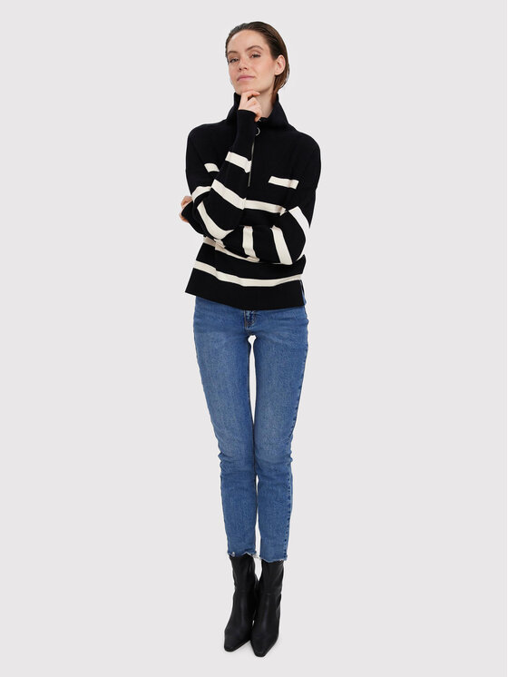 Vero Moda Vero Moda Sweter Saba 10269246 Czarny Regular Fit