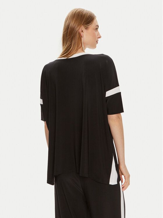 Joseph Ribkoff Joseph Ribkoff Μπλουζάκι 241125 Μαύρο Relaxed Fit