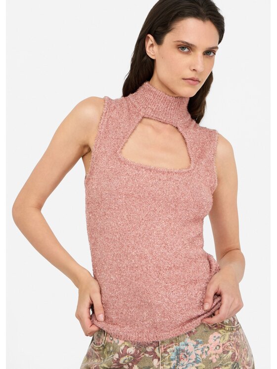 Liu Jo Liu Jo Maglione MF5238MA10RA4365 Rosa Slim Fit