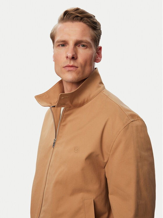 BOSS BOSS Prehodna jakna H-Coiner-263 50564252 Temno bež Regular Fit