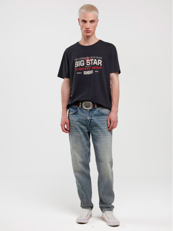 BIG STAR BIG STAR Jeansy ATES_413_190 Niebieski Tapered Leg