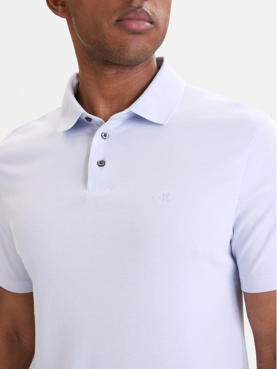 Calvin Klein Calvin Klein Polokošeľa LV04LB276G Biela Regular Fit
